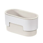 iDesign Adhesive Soap Dish – Orleans Collection - Coconut/White