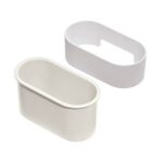 iDesign Adhesive Soap Dish – Orleans Collection - Coconut/White