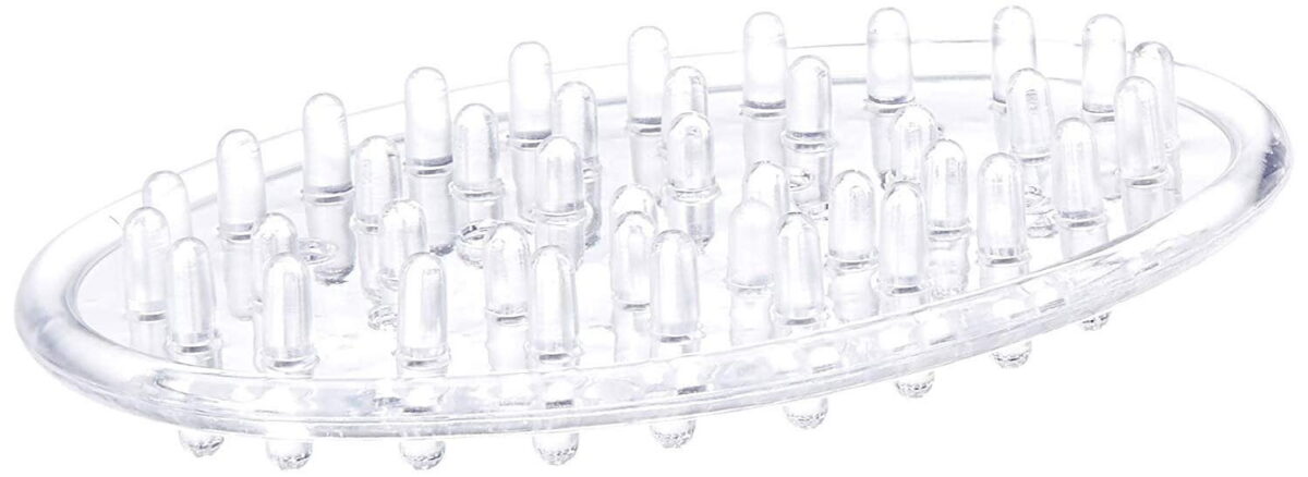 InterDesign 30100 Clear Plastic Soap Dish & Holder