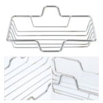ITSELFER 2pcs Bathroom Kitchen Soap Dishes Single-layer Stainless Steel Soap Dish Soap Holder