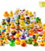 Joyfy 30 Pcs Rubber Ducks, Random Assortment Mini Rubber Duckie Toys for Kids Baby Bath Pool Toys, Christmas & Birthday Gifts, Party Favors for Halloween, Easter Egg Fillers