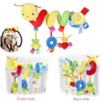 Keyohome Kid Baby Crib Cot Pram Hanging Rattles Spiral Stroller and Car Seat Toy with Ringing Bell