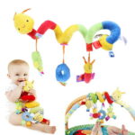 Keyohome Kid Baby Crib Cot Pram Hanging Rattles Spiral Stroller and Car Seat Toy with Ringing Bell