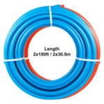 KFFKFF Potable Water Pex Tubing PEX Pipe 2 Rolls of 1/2 Inch X 100 Feet Flexible Water Pipe Tubing