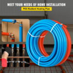 KFFKFF Potable Water Pex Tubing PEX Pipe 2 Rolls of 1/2 Inch X 100 Feet Flexible Water Pipe Tubing
