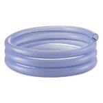 KFFKFF Woven Transparent Vinyl Tube, 3/4" Inner Diameter x 19/20" Outer Diameter, 10FT PVC Plastic Tube, Bendable and Trimmable Clear Pipe, 1/10 in Wall Density, Durable PVC...