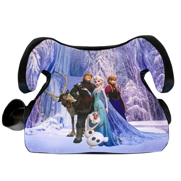 KidsEmbrace Disney Frozen Backless Booster Car Seat with Portable Cup Holder, Multicolor, 1 Count