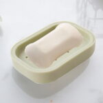 kkbbma under $5 Draining Soap Dishes, Dishwashing Sponge Soap Holder with Water Tray, Keep The Place Dry, Easy to Clean Soap Cases, Suitable for Kitchen, Bathroom, Soap Container
