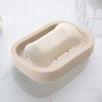 kkbbma under $5 Draining Soap Dishes, Dishwashing Sponge Soap Holder with Water Tray, Keep The Place Dry, Easy to Clean Soap Cases, Suitable for Kitchen, Bathroom, Soap Container