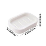kkbbma under $5 Draining Soap Dishes, Dishwashing Sponge Soap Holder with Water Tray, Keep The Place Dry, Easy to Clean Soap Cases, Suitable for Kitchen, Bathroom, Soap Container