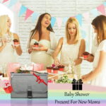 LANNEY Changing Pad, Travel Portable Changing Mat with Shoulder Strap, Shower Gifts for Baby