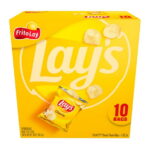 Lay's Classic Potato Snack Chips, 1 oz Bags, 10 Count Multipack