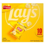 Lay's Classic Potato Snack Chips, 1 oz Bags, 10 Count Multipack