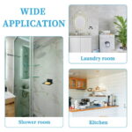 LELE LIFE 2Pcs Bar Soap Holder, Self Adhesive Soap Holder for Shower Wall, Self Draining Aluminum Soap Box Container Tray, Soap Dish for Shower Bathroom, Black