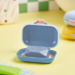 Leodye Clearance Under $2.00 Travel Soap Case, Leakproof Soap Container with Lid, Portable Bar Soap Holder for Traveling, Soap Dish for Bathroom Outdoor-Transparent
