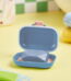 Leodye Clearance Under $2.00 Travel Soap Case, Leakproof Soap Container with Lid, Portable Bar Soap Holder for Traveling, Soap Dish for Bathroom Outdoor-Transparent