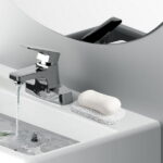 Lierteer 5PCS Shower Soap Bar Saver Lift Holder Dish Sponge Rack Tray Fast Dry Non-Slip
