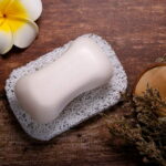 Lierteer 5PCS Shower Soap Bar Saver Lift Holder Dish Sponge Rack Tray Fast Dry Non-Slip