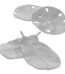 LIFKOME 4pcs Soap Dish Bathroom Soap Dish Decorative Soap Holder Soap Storage Plate for Home