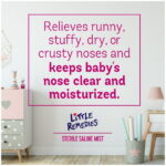 Little Remedies Sterile Saline Nasal Mist for Noses, Breathe Easy, Safe for Newborns, 3 oz