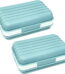 Lofekea 2 Pack Travel Soap Dish with Lid - Draining Soap Bar Holder - Travel Soap Container - Portable Soap Case for Traveling, Camping, Outdoor, Gym, Bathroom,Travel Essentials