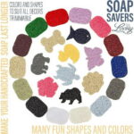 Luxiny American Made Soap Saver for Soap Dish, Shower Soap Holder & Travel Soap Boxes Helps Handmade Soap Last Longer - Made from Plant Based Eco Friendly Bioplastics Black Onyx