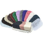 Luxiny American Made Soap Saver for Soap Dishes & Shower Soap Holders - Helps Handmade Soap Last Longer - Made from Plant Based Environmentally Friendly Bioplastics Lilac - 2 Pack
