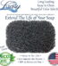 Luxiny American Made Soap Saver for Soap Dishes & Shower Soap Holders - Helps Handmade Soap Last Longer - Made from Plant Based Environmentally Friendly Bioplastics Slate Gray -...