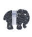 Luxiny American Made Soap Saver for Soap Dishes & Shower Soap Holders - Helps Handmade Soap Last Longer - Made from Plant Based Environmentally Friendly Bioplastics Gray Elephant