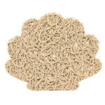 Luxiny American Made Soap Saver for Soap Dishes & Shower Soap Holders - Helps Handmade Soap Last Longer - Made from Plant Based Environmentally Friendly Bioplastics Sand Seashell