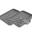 LYCAQL 2PCS Silicone Bathroom Soap Dishes with Drain Spout-Bathroom and Kitchen Sink Organizer,Sponge Holder,Dish Soap Tray, for Dispenser,Bottle,Cup on Sink or Counter-Gray...