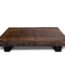 Lyfe Simple Wood Riser for Decor - Rustic Pedestal Stand - Handmade Small Wood Tray - Soap Tray for Kitchen Sink, Dish Soap Tray, Wood Tray for Bathroom, Wooden Stand for...