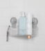 Mainstays Clear Wall-Mounted Corner Suction Bath Basket, Easy to Install, No Tools