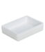 Mainstays Frosted White Plastic Soap Dish