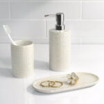 Mainstays Pearlescent Soap Dish Tray