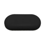 Mainstays Rubberized Plastic Ribbed Accessory Tray, Black
