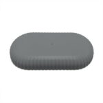 Mainstays Rubberized Plastic Ribbed Accessory Tray, Grey
