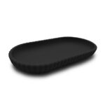 Mainstays Rubberized Plastic Ribbed Soap Pump, Black