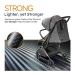 Mamazing Baby Stroller 11.5 lb Ultra Air Lightweight Foldable Carbon Fiber Travel Stroller for Toddler Infant
