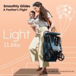 Mamazing Baby Stroller Ultra Air Lightweight Foldable Carbon Fiber Travel Stroller Toddler Infant