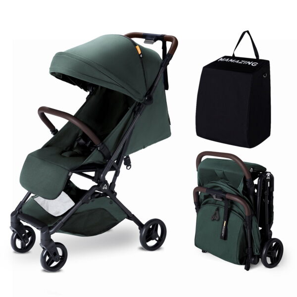 Mamazing Baby Stroller，Ultra Air Lightweight Foldable for Plane Carbon Fiber Travel Compact Stroller