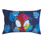 Marvel Spidey Dino Webs 5-Pc Toddler Bed Set - Comforter, Fitted Sheet, Top Sheet, Pillowcase, Blanket, Blue, Toddler Boy