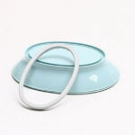 Masteelf Oval Soap Dish with Drainage for Bathroom Kitchen Assorted Color 3 Pcs
