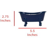 Mini Blue Bathtub Soap Dish