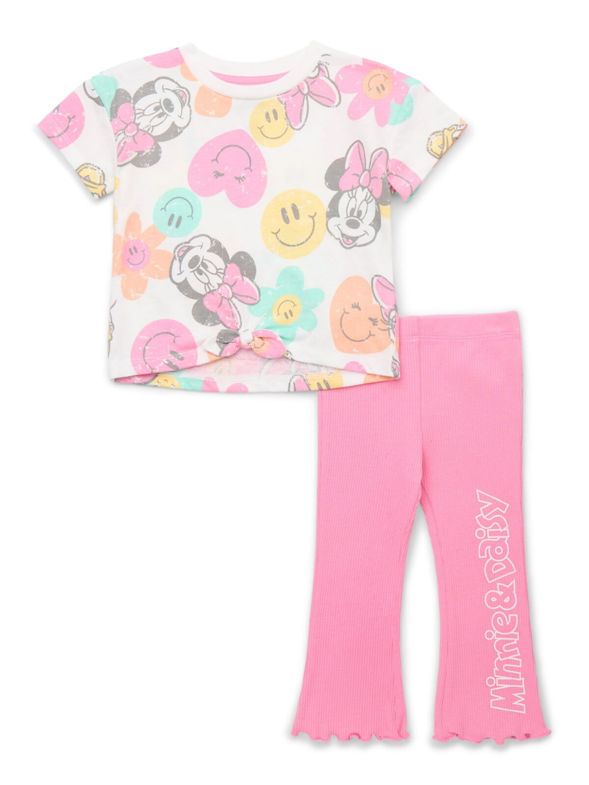 Minnie Daisy Toddler Girls Tee and Flare Leggings Set, 2-Piece, Sizes 12M-5T
