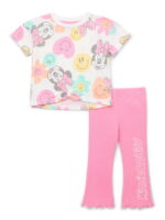 Minnie Daisy Toddler Girls Tee and Flare Leggings Set, 2-Piece, Sizes 12M-5T