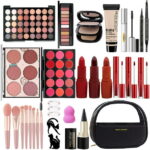 MISS ROSE All In One Makeup Kit,Makeup Kit for Women Full Kit,Multipurpose Women's Makeup Sets,Beginners and Professionals Alike,Easy to Carry
