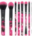 Moda Brush Neon Pink Tie Dye 8pc Makeup Brush Kit