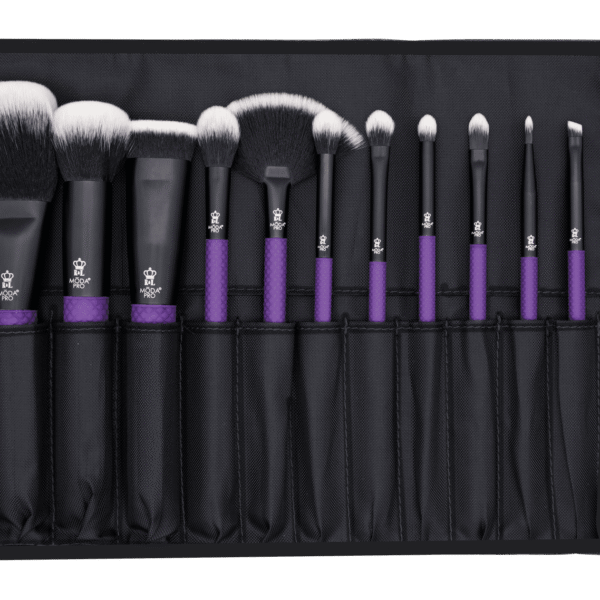 Moda Brush Pro Purple 13pc Makeup Brush Kit
