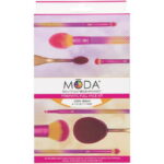Moda Brush Sunset Prismatic Full Face 8pc Makeup Brush Kit